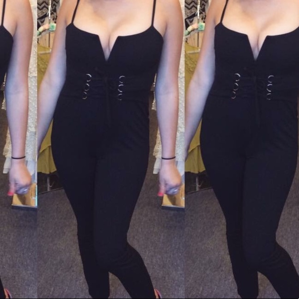 Black jumpsuit